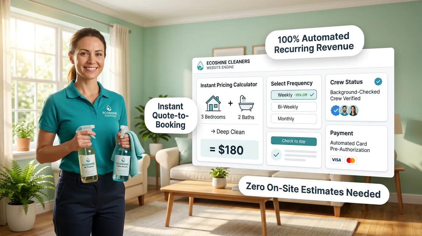 Website Builder for a Cleaning Business | Make More Customers Call